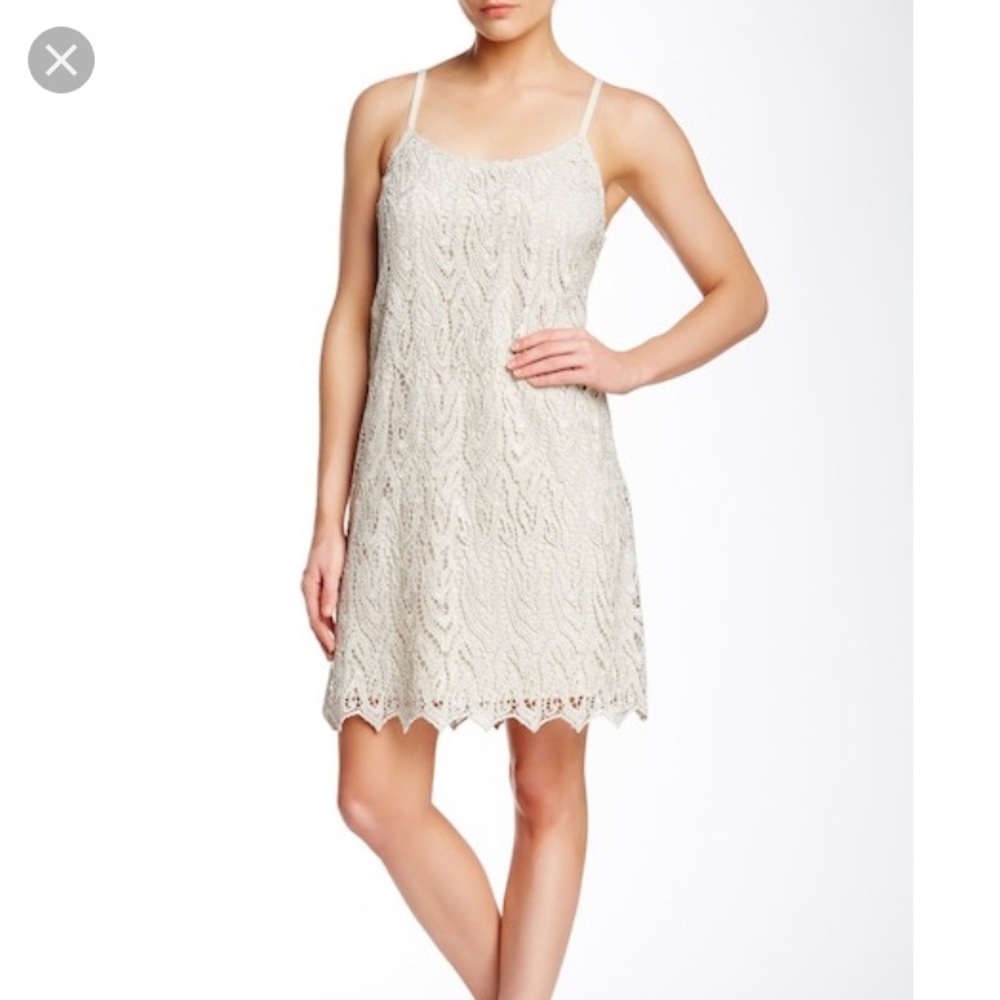 Alice and Olivia Emmie short loose slip dress